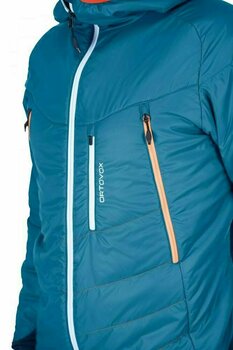 Ski Jacket Ortovox Piz Boè M Blue Sea M - 9