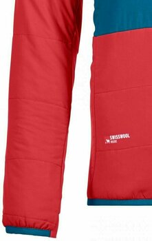 Ski Jacket Ortovox Swisswool Zebru W Hot Coral M - 7