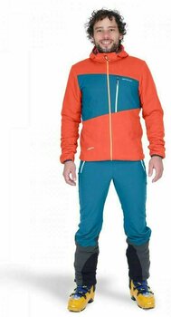 Ski Jacket Ortovox Swisswool Zebru M Crazy Orange M - 2