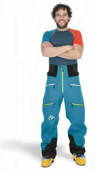 Pantalons de ski Ortovox 3L Guardian Shell M Blue Sea M - 2