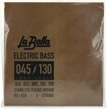 Saiten für 5-saitigen E-Bass, Saiten für 5-Saiter E-Bass LaBella RX-S5D 45-130 - 2
