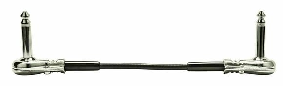 Prepojovací kábel, Patch kábel Xotic XPC12 All-Brass Čierna 30 cm Zalomený - Zalomený - 2