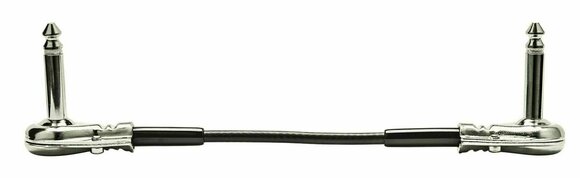 Kabel rozgałęziacz, Patch kabel Xotic XPC6 All-Brass Czarny 15 cm Kątowy - Kątowy - 2