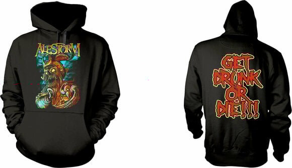 Hoodie Alestorm Get Drunk Or Die Black 2XL Hoodie - 3