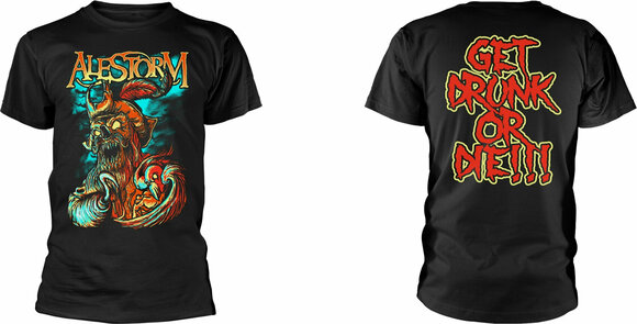 T-shirt Alestorm T-shirt Get Drunk Or Die Noir XL - 3