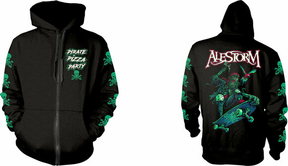 Hoodie Alestorm Pirate Pizza Party Black XL Hoodie - 3