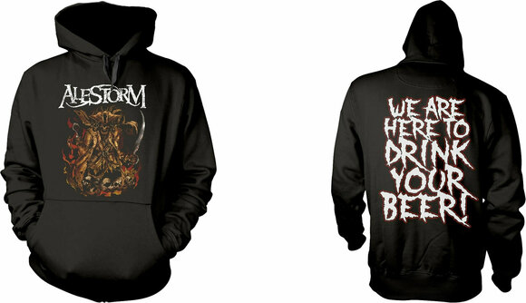 Huppari Alestorm Huppari We Are Here To Drink Your Beer! Musta 2XL - 3