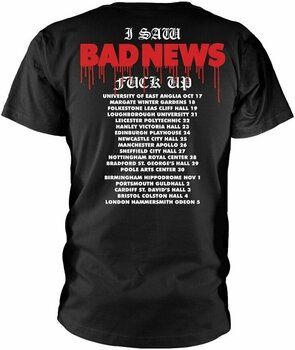 T-Shirt Bad News T-Shirt Fireskull Black L - 2