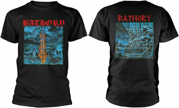 Skjorte Bathory Skjorte Blood On Ice Black 2XL - 3