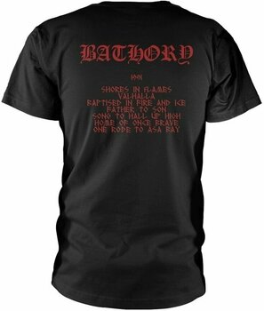 Shirt Bathory Shirt Hammerheart Heren Black S - 2