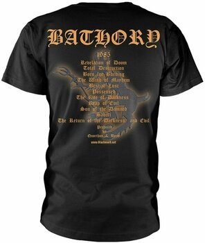 Shirt Bathory Shirt The Return... 2017 Black L - 2