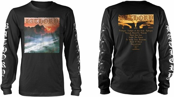 Shirt Bathory Shirt Twilight Of The Gods Heren Black M - 3