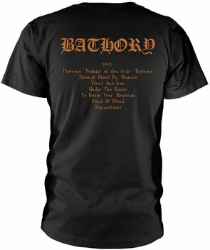 Shirt Bathory Shirt Twilight Of The Gods Zwart 2XL - 2