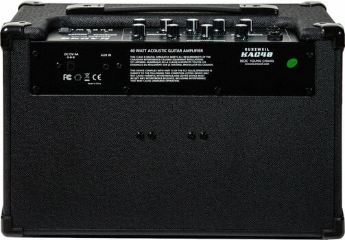 Amplificador combo para guitarra eletroacústica Kurzweil KAC40 - 3