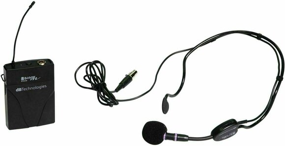 bärbar högtalare dB Technologies B-Hype Mobile BT 542-566 MHZ Black - 2