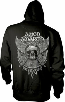 Hoodie Amon Amarth Hoodie Grey Skull Black L - 2