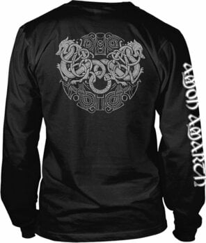 T-Shirt Amon Amarth T-Shirt Grey Skull Male Black S - 2