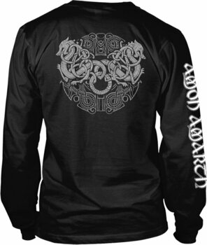 T-Shirt Amon Amarth T-Shirt Grey Skull Male Black L - 2