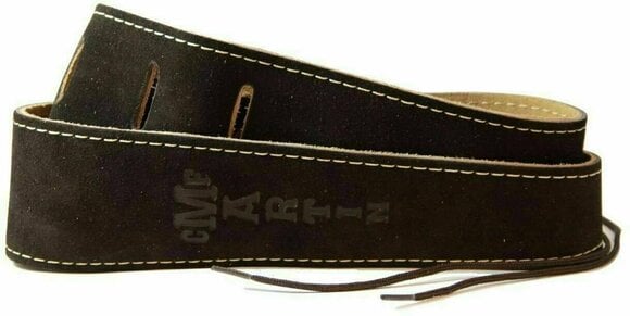 Leather guitar strap Martin 18A0017 Suede 2,5" Leather guitar strap Brown - 3