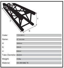 Armadura rectangular Duratruss DT 34/2-200 Armadura rectangular - 3