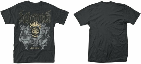 T-Shirt Behemoth T-Shirt Messe Noire Male Black 2XL - 3
