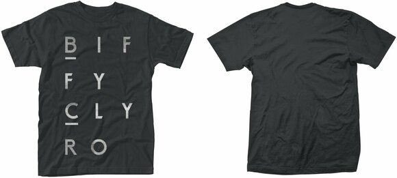 T-shirt Biffy Clyro Blocks Logo Black 2XL T-shirt - 3