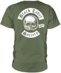 T-Shirt Black Label Society Skull Logo Olive - 1
