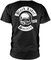 Риза Black Label Society Skull Logo Тениска с къс ръкав/Black/Къси - 1