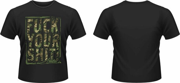 T-shirt Attila Fuck Your Shit Black M T-shirt - 3