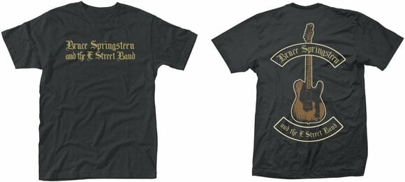 T-Shirt Bruce Springsteen T-Shirt Motorcycle Guitars Black S - 3