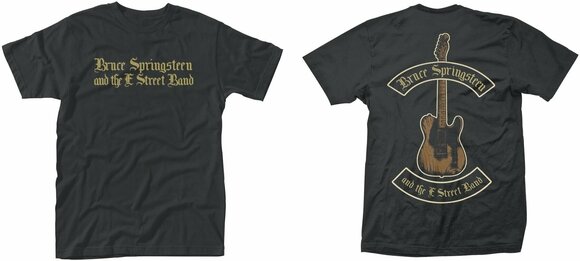 T-Shirt Bruce Springsteen T-Shirt Motorcycle Guitars Male Black L - 3