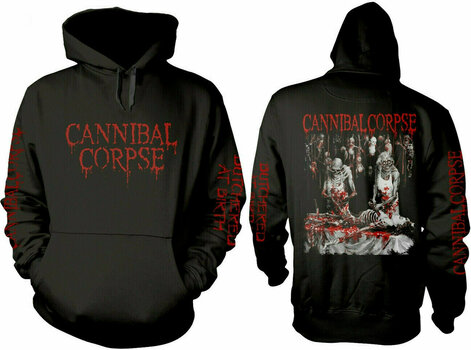 Hoodie Cannibal Corpse Hoodie Butchered At Birth Explicit Black S - 3