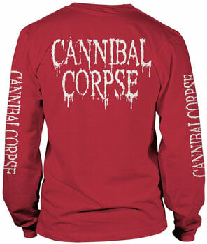 T-shirt Cannibal Corpse T-shirt Pile Of Skulls 2018 Red S - 2