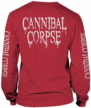 Skjorte Cannibal Corpse Skjorte Pile Of Skulls 2018 Red L - 2