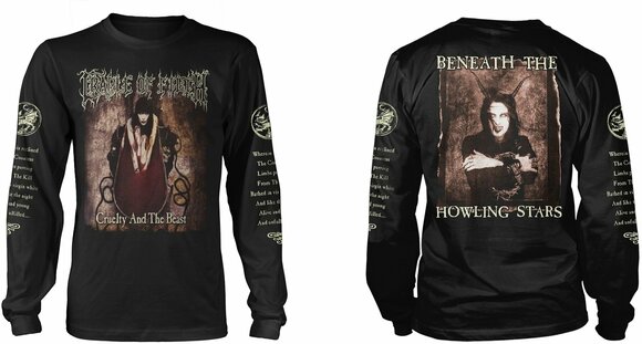 T-Shirt Cradle Of Filth T-Shirt Cruelty And The Beast Schwarz M - 3
