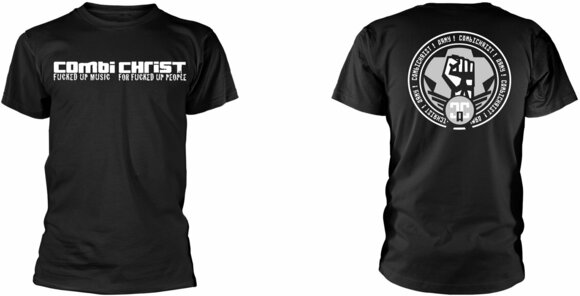 T-Shirt Combichrist T-Shirt Army Black XL - 3