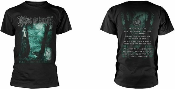 T-shirt Cradle Of Filth T-shirt Dusk And Her Embrace Homme Black M - 3