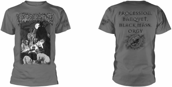 Shirt Cradle Of Filth Shirt Black Mass Heren Grey M - 3