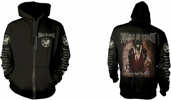 Capuchon Cradle Of Filth Capuchon Cruelty And The Beast Zwart S - 3