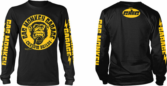 T-Shirt Gas Monkey Garage Big Yellow Logo Long Sleeve Shirt XXL - 3
