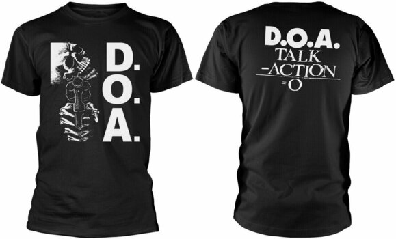 T-shirt D.O.A T-shirt Talk Action Homme Black S - 3