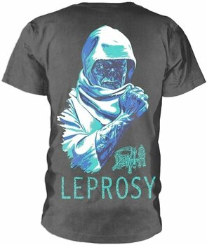 T-shirt Death T-shirt Leprosy Posterized Masculino Grey S - 2