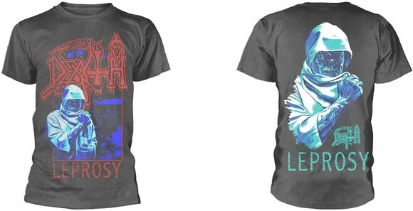 T-Shirt Death T-Shirt Leprosy Posterized Male Grey S - 3