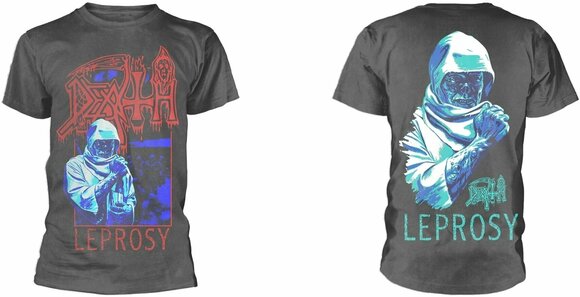T-shirt Death Leprosy Posterized Grey M T-shirt - 3