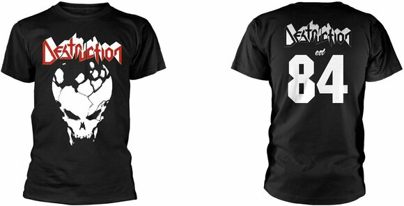 T-shirt Destruction T-shirt Est 84 Homme Black XL - 3