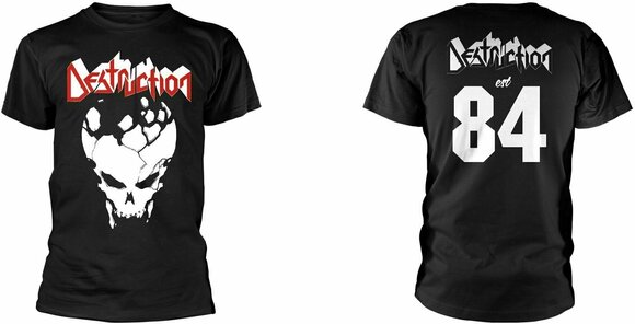 Skjorte Destruction Skjorte Est 84 Black 2XL - 3