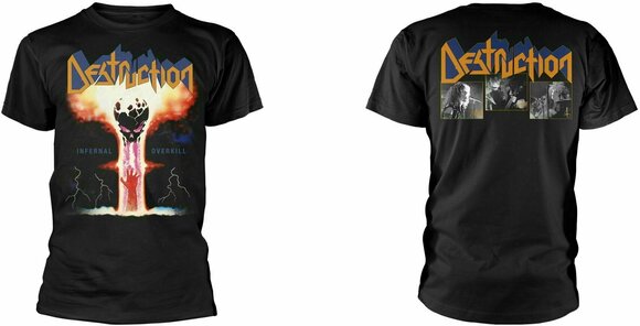 T-Shirt Destruction T-Shirt Infernal Overkill Black 3XL - 3