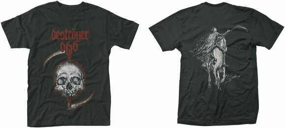 Camiseta de manga corta Destroyer 666 Camiseta de manga corta Skull Hombre Negro XL - 3