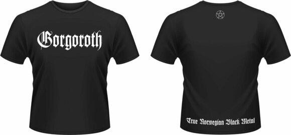 Maglietta Gorgoroth Maglietta True Black Metal Maschile Nero L - 3