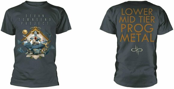 T-Shirt Devin Townsend T-Shirt Project Lower Mid Tier Prog Metal Grey S - 3